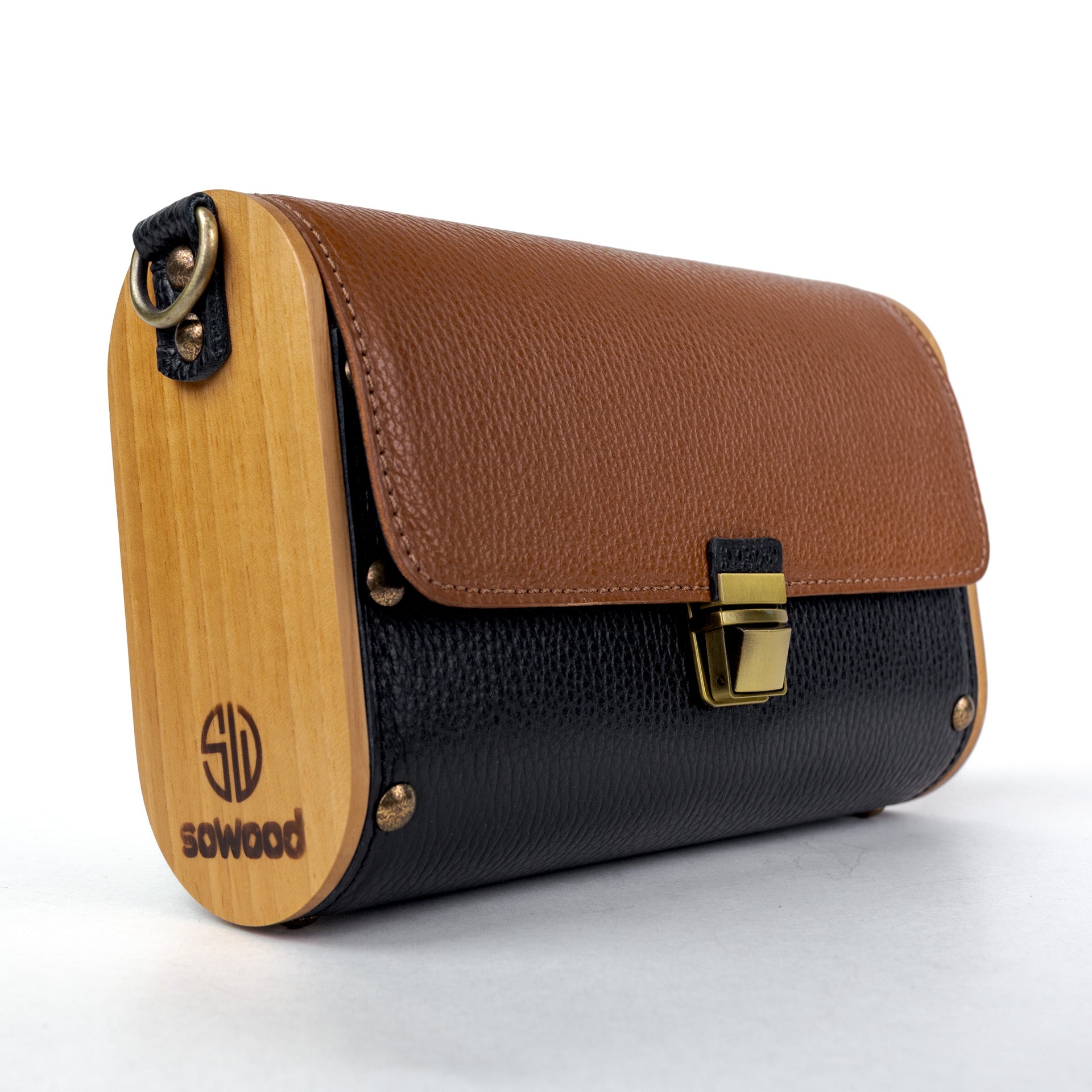 Crossbody-Bag „Coffee and Coal“